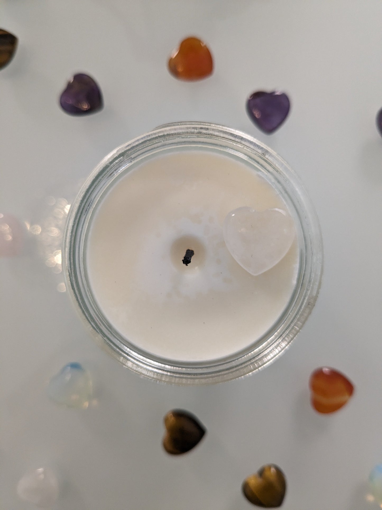 STRENGTH – Clear Quartz Crystal Scented Candle Glacier | Morning Air-4