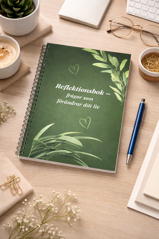 Journal Reflektionsbok - frågor som förändrar ditt liv