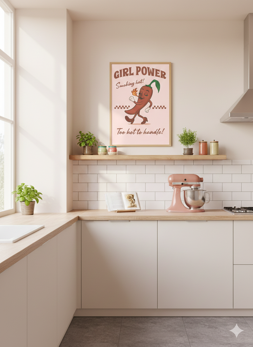 Poster Girl Power – Too Hot to Handle