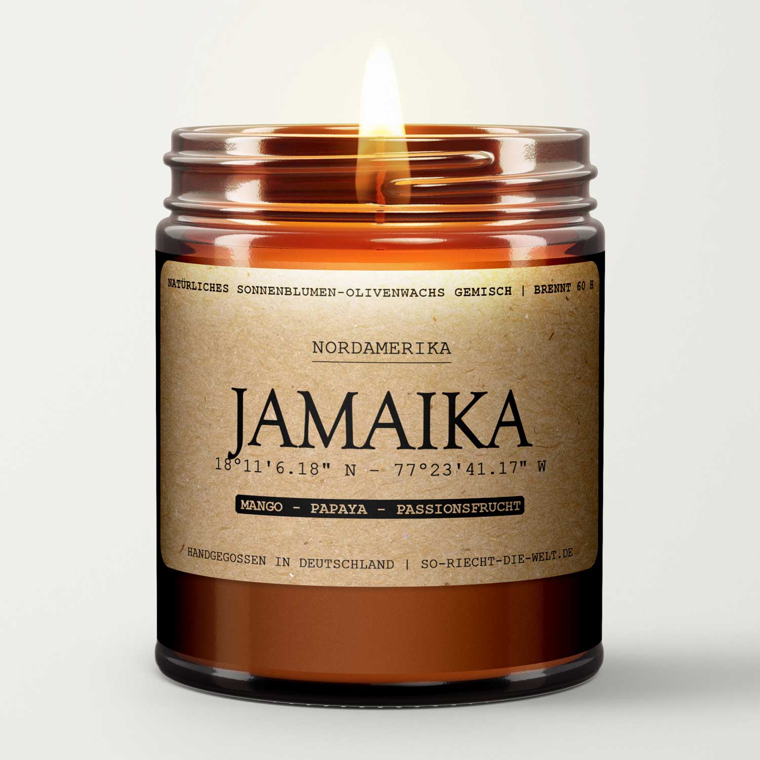 Jamaica Scented Candle – Mango | Papaya | Passion Fruit-1