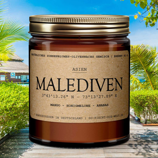 Maldives Scented Candle – Mango | Honeydew Melon | Pineapple-0