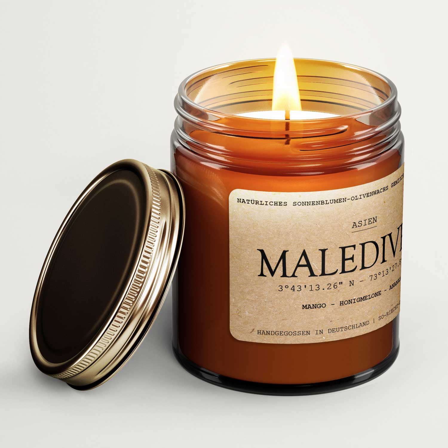 Maldives Scented Candle – Mango | Honeydew Melon | Pineapple-2