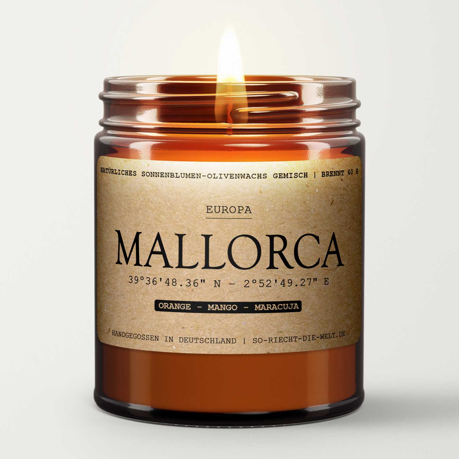Mallorca Scented Candle – Orange | Mango | Passion Fruit-1
