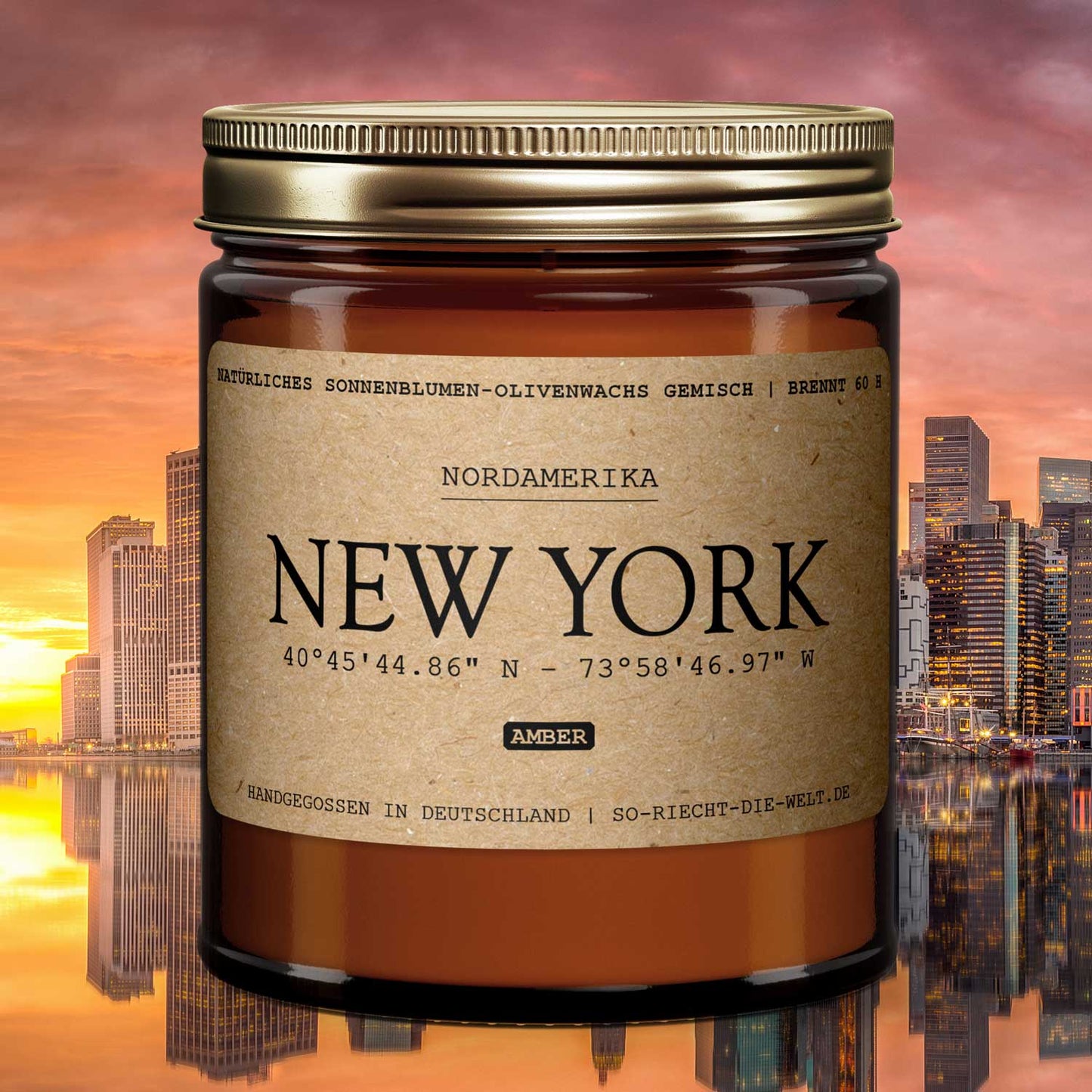 USA Gift Set – 3 Scented Candles New York | Los Angeles | Miami-1