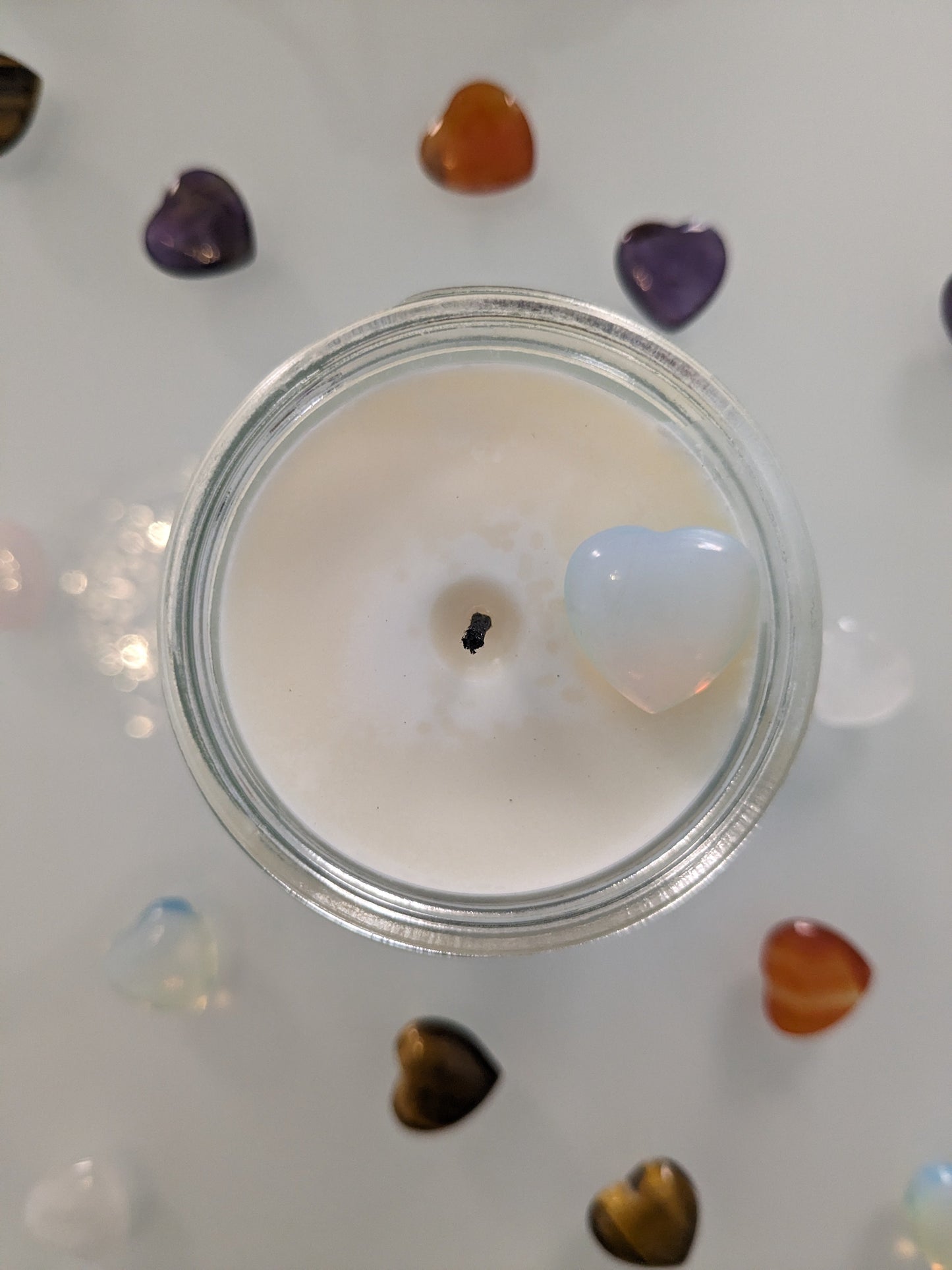 EMOTIONAL HEALING – Opal Crystal Scented Candle Vetiver | Patchouli | Labdanum-4