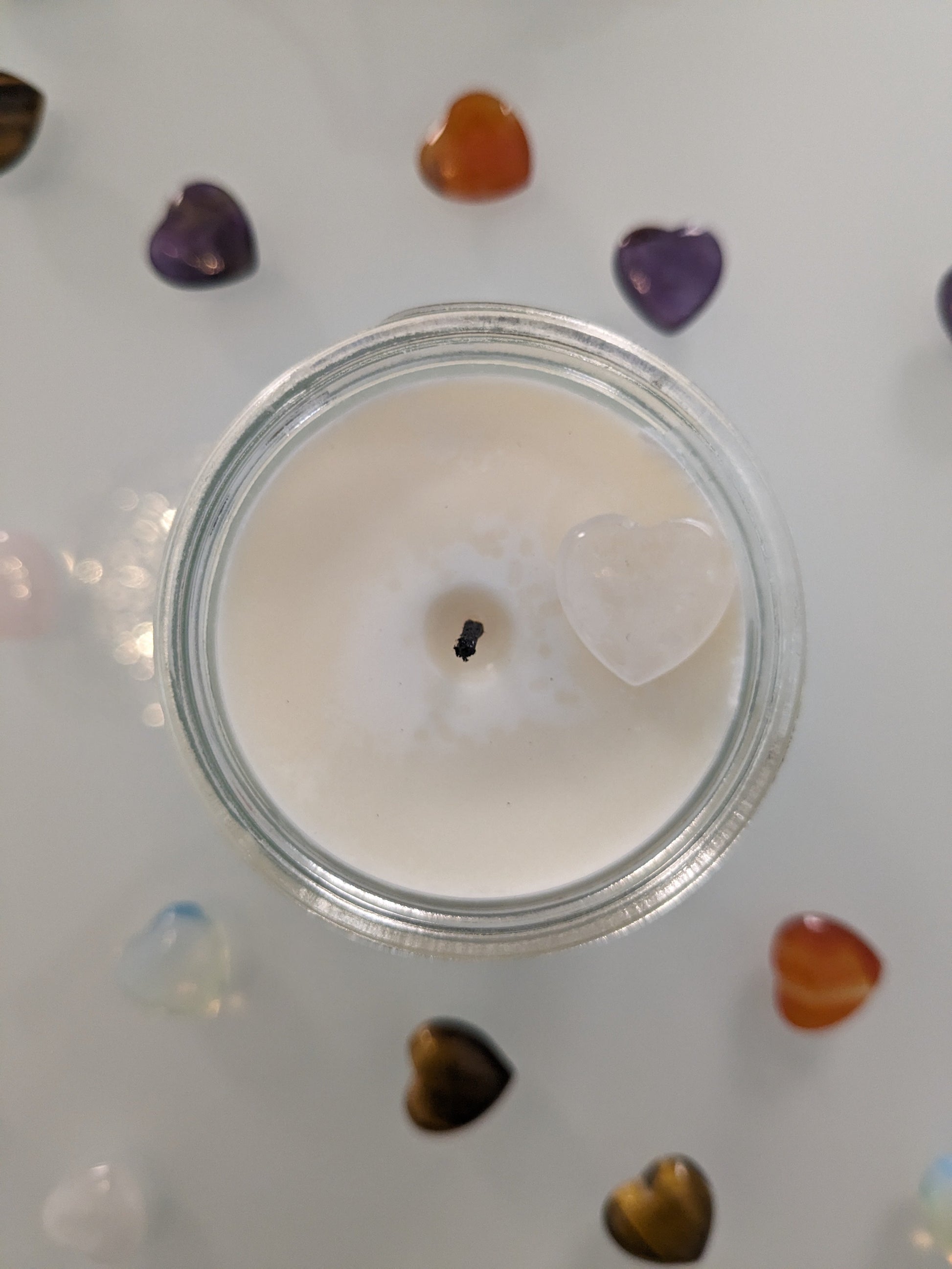 STRENGTH – Clear Quartz Crystal Scented Candle Glacier | Morning Air-4