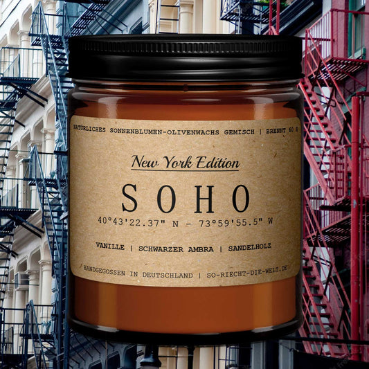 SOHO Candle – New York Edition – Vanilla | Black Amber | Sandalwood-0